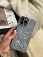 قاب PoutapCase Butterfly یخی هولوگرامی (کدC1618) - Image 3