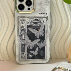 قاب Black and White butterfly (کدC1776)