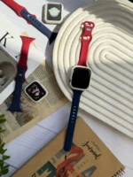 بند اپل واچ سیلیکونی با گارد French Style (کدw5029) - Image 3