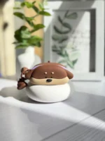 کاور ایرپاد Cartoon Puppy سیلیکونی با آویز  (کدa0239) - Image 3