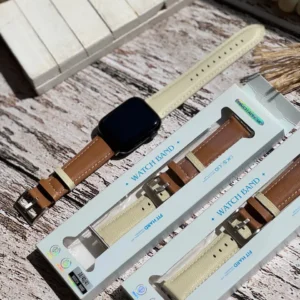 بند اپل واچ چرمی mocha mousse (کدw5059)
