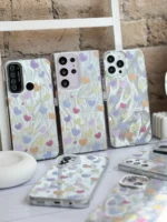 قاب براش قلبی مداد رنگی آیفون و سامسونگ و شیائومی (کدC1746) - Image 2