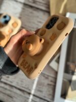 قاب Bear سیلیکونی استند شو آیفون ، سامسونگ ، شیائومی (کدC1519) - Image 4