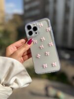 قاب پاپیون صورتی شاین آیفون ، سامسونگ ، شیائومی (کدC2059) - Image 7