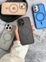 قاب Matte Mag (لنز کربن شیاردار) (کدC1991) - Image 4