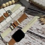 بند اپل واچ چرمی mocha mousse (کدw5059)