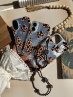 قاب پروانه با بال های پلنگی همراه با آویز (کدC2100) - Image 3