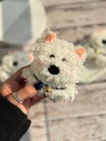 کاور ایرپاد سگ سفید زنگوله دار پشمالو (کدa0202) - Image 5