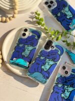 قاب Happy Blue Cat بدون استند (کدC1895) - Image 2