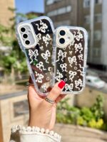 قاب پاپیون سفید آینه ای آیفون و اندروید (کدC2024) - Image 2