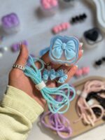 محافظ آداپتور 20 وات آیفون قلب و پاپیون رنگی (4تکه) (کدa0176) - Image 2