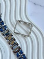 بند اپل واچ جین کارتیر با گارد نگینی (کدw5026)