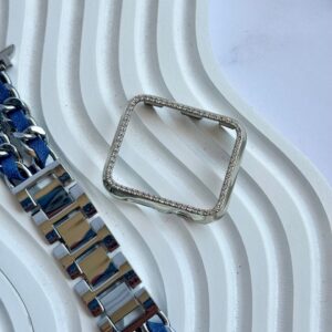 بند اپل واچ جین کارتیر با گارد نگینی (کدw5026)