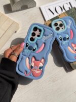 قاب سیلیکونی Stitch Couple (کدC1970)