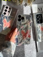 قاب پروانه رز فلای با آویز آیفون (کدC2147) - Image 5