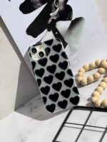 قاب قلب مشکی شاینی (کدC1843) - Image 2