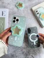 قاب ابر آبی با پاپ سوکت ستاره (کدC2037)