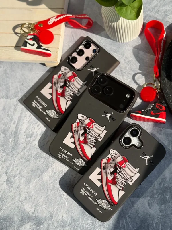 قاب Jordan 1 RED آیفون / سامسونگ / شیائومی (کدC2149) - تصویر 2