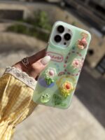 قاب گل برجسته زمینه سبز GOOD LUCK (کدC2107) - Image 2