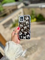 قاب پاپیون سفید آینه ای آیفون و اندروید (کدC2024)