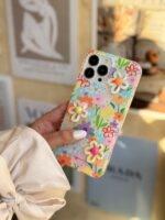 قاب باغچه با آویز و گل های برجسته (کدC2079) - Image 2