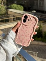 قاب Peachy Flowers & butterfly آیفون ، سامسونگ ، شیائومی (کدC2092) - Image 3