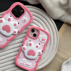 قاب پنجه سیلیکونی صورتی (کدC1615)