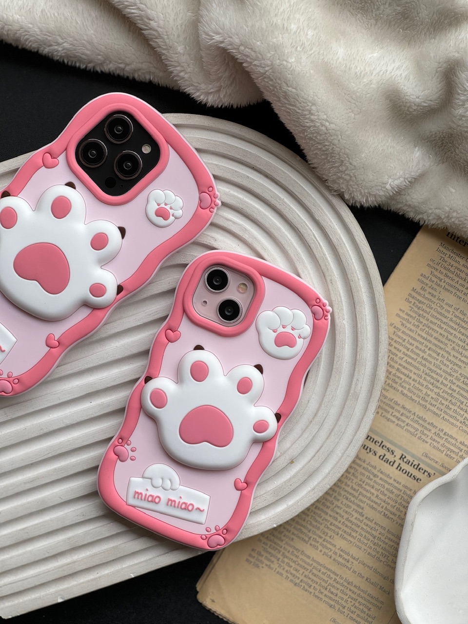 5a83a7.jpeg قاب پنجه سیلیکونی صورتی (کدC1615) - Image 1