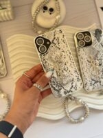 قاب YSL پایتون با آویز و محافظ لنز نگین دار (کدC1983) - Image 2