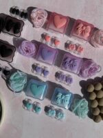 محافظ آداپتور 25 وات سامسونگ قلب و پاپیون رنگی (4تکه) (کدa0282) - Image 4