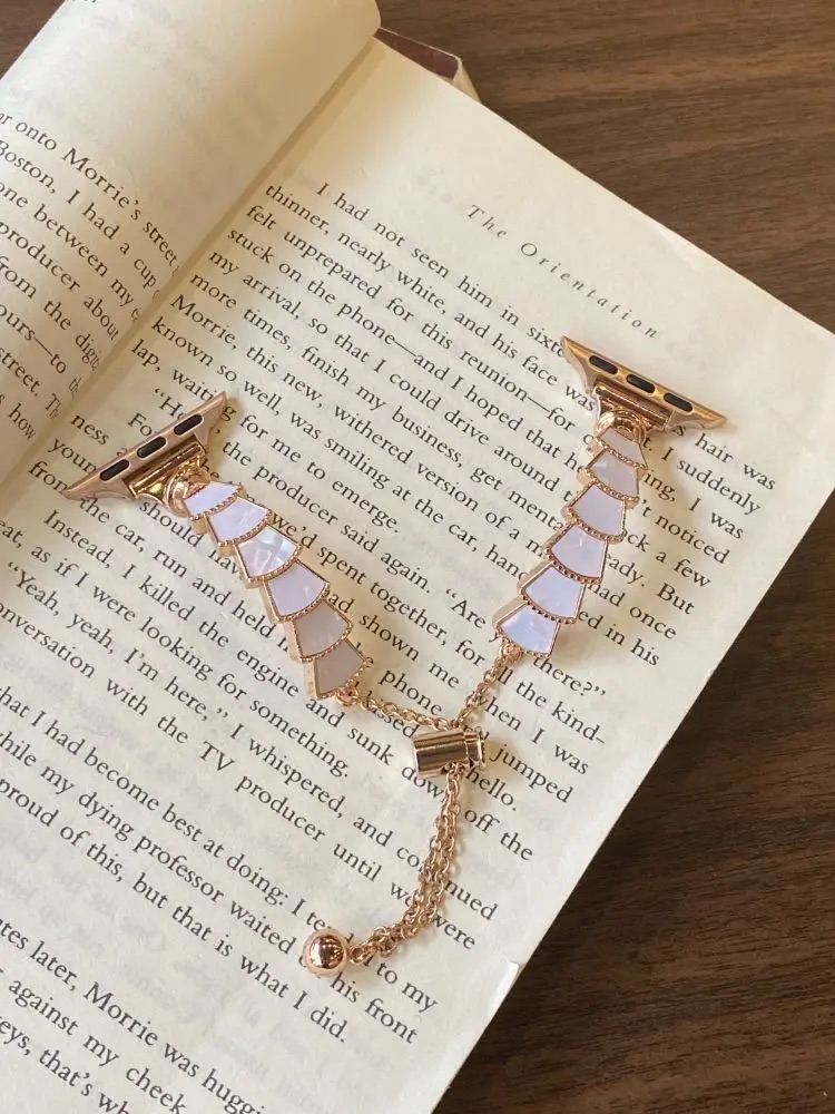 607ccf.webp بند اپل واچ Luxury Pearl Chain (کدw5068) - Image 1