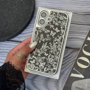 قاب Dark Flowers آیفون  (کدC2093)