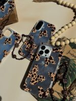 قاب پروانه با بال های پلنگی همراه با آویز (کدC2100) - Image 5