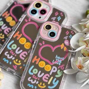 قاب هپی لاولی آینه ای آیفون و اندروید (کدC1972)