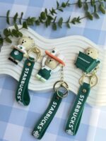 جاکلیدی سیلیکونی خرس استارباکس (کدa0164)