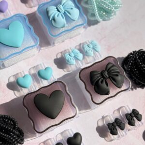 محافظ آداپتور 25 وات سامسونگ قلب و پاپیون رنگی (4تکه) (کدa0282)