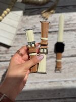 بند اپل واچ چرمی mocha mousse (کدw5059) - Image 2