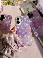 قاب Holo butterfly با آویز (کدC2142) - Image 3