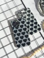 قاب قلب مشکی شاینی (کدC1843) - Image 5