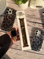 بند اپل واچ کشی طرح پلنگی (کدw5073)