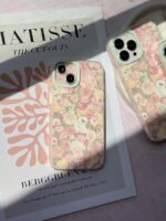 قاب پیشی در باغ گل (بدون آویز ) (کدC2061)