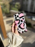 قاب پلنگی Romantic Pink آیفونی (کدC2062) - Image 5