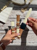 بند اپل واچ چرمی mocha mousse (کدw5059) - Image 7