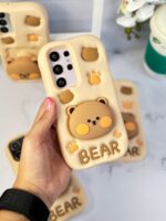 قاب Bear سیلیکونی استند شو آیفون ، سامسونگ ، شیائومی (کدC1519) - Image 3