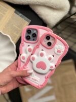 قاب پنجه سیلیکونی صورتی (کدC1615) - Image 5