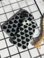 قاب قلب مشکی شاینی (کدC1843) - Image 3