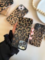قاب آیفون Shiny leopard