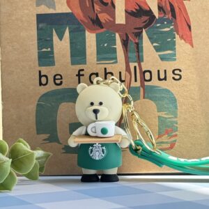 جاکلیدی سیلیکونی خرس استارباکس (کدa0164)