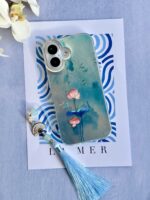 قاب نیلوفر آبی با آویز (کدC2123)