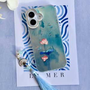 قاب نیلوفر آبی با آویز (کدC2123)